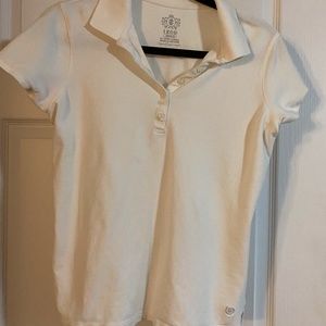 White Izod Pullover Top